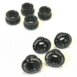 Aluminium Chainring Nut/Bolt Set (x4) For HUPcc Cranks