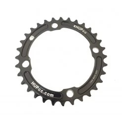 HUPcc HUP 30T/32T/34T/36T/38T/40T/42T 104bcd Narrow-Wide Chainrings: Kids Road Race/Cyclocross/MTB Race Bikes