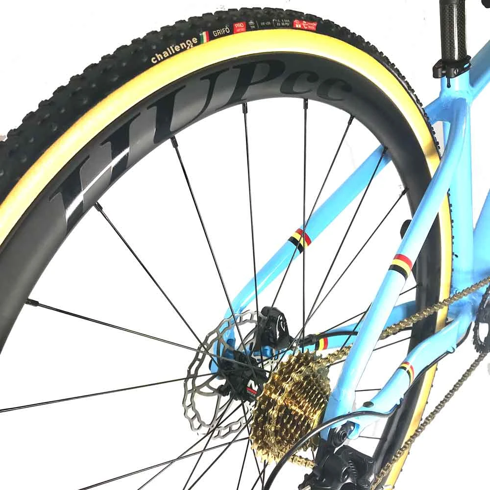 HUPcc CX HUP TD35 'Black Label' 700c Disc Aero Wheelset (35mm Deep BC Legal Tubs) 8 HUPcc CX HUP TD35 'Black Label' 700c Disc Aero Wheelset (35mm Deep BC Legal Tubs)