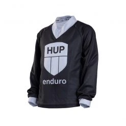 HUPcc HUP Enduro Children's Long-Sleeve MTB Jersey (Black, Red Or Blue)