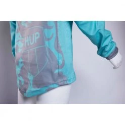 HUPcc HUP Enduro Children's Long-Sleeve MTB Jersey (Black, Red Or Blue)