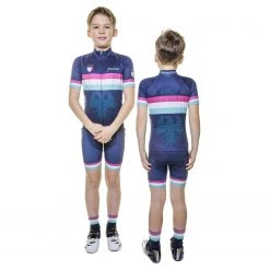 HUPcc Road HUP Finestre Kids Short Sleeved Cycling Jersey