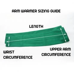 Kidsracing Kids Arm Warmers Plain - Winter Cycling, Cyclocross, Triathlon Slip-On Sleeves