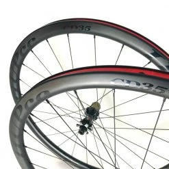 HUPcc CX HUP CD35 'Black Label' 700c Disc Aero Wheelset (35mm Deep BC Legal Tubeless)