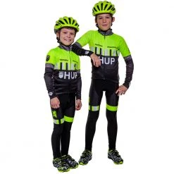 HUPcc TEAM HUP Kids Winter Long Sleeved Cycling Jersey