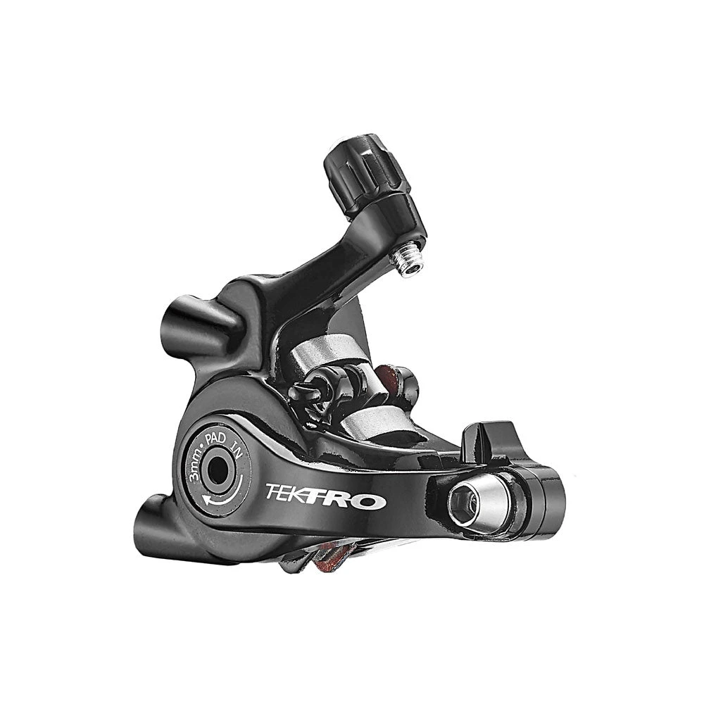 CX Tektro C550 Cable Disc Brake Caliper (Dual Piston) - Flat Mount 1 CX Tektro C550 Cable Disc Brake Caliper (Dual Piston) - Flat Mount